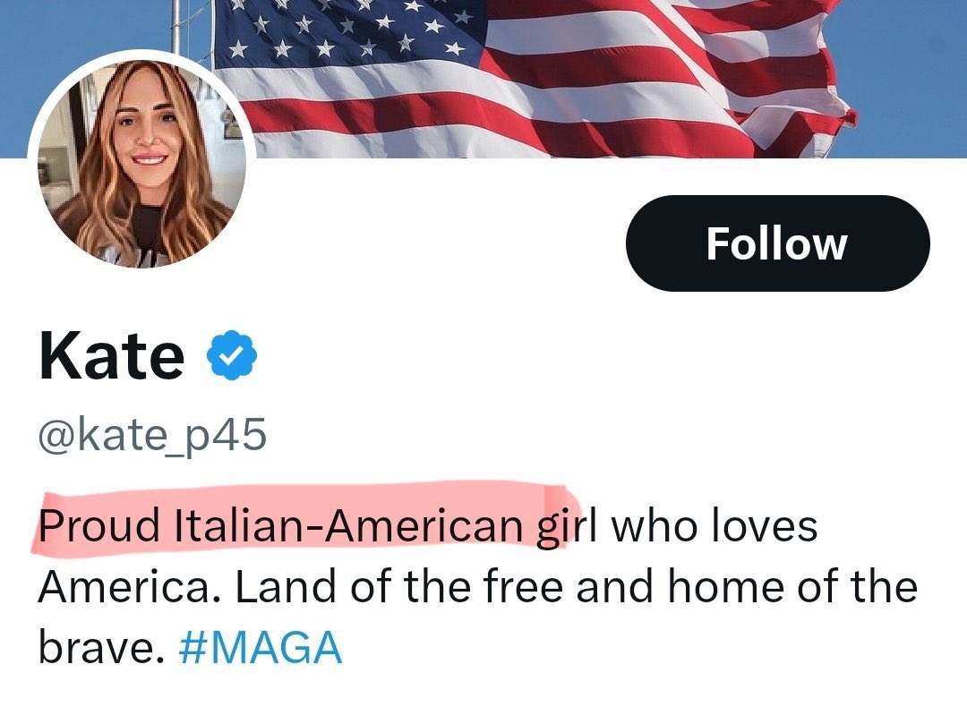 Only in America would an Italian immigrant demand the deportation of a Somali-American.  😂😂😂