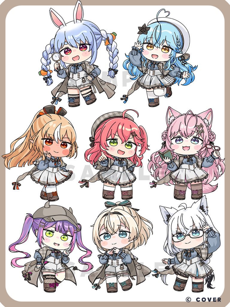 【お知らせ🎉】
ホロ謎ミュージアムのミニキャライラストを担当させていただきました！
よろしくお願いします！✨

#ホロ謎ミュージアム
