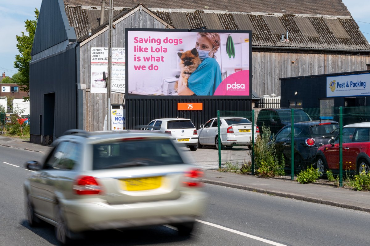 OutofhomeP's tweet image. "Saving dogs like Lola is what we do"
.
@PDSA_HQ
.
@75Medialtd
.
#ooh #outofhome #advertising #oohmedia #oohadvertising #advertisingphotography