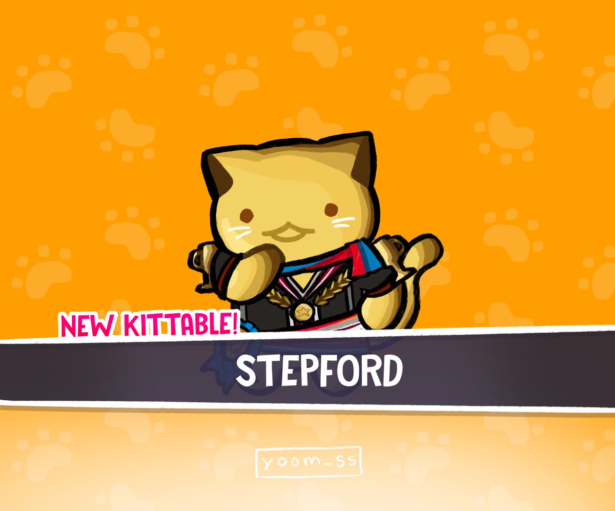 yoom_ss's tweet image. i have the one and only 24 karat gold stepford cat (and we got daemon and barry styles too:3) 

cmmission for bitzybatz in the date everything server hehe 

#dateeverythinggame #dateeverythingstepford #dateeverythingdaemon #dateeverythingbarrystyles