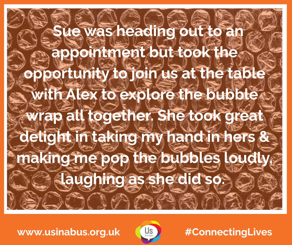 UsInABus's tweet image. #learningdisability #connectinglivessince1990 #intensiveinteraction #charity #disability #specialneeds #PMLD #autism #disabilityawareness