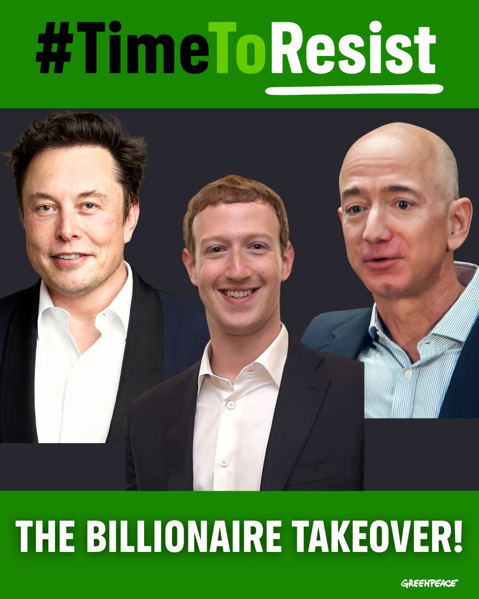 Greenpeaceafric's tweet image. Billionaires are using courts to bully activists into silence - while our rivers dry, our skies choke, and our voices fade.
Not today. Not in Africa.
✊ Sign to fight back 👉 act.gp/4lsSwDk
#TimeToResist #TaxTheSuperRich