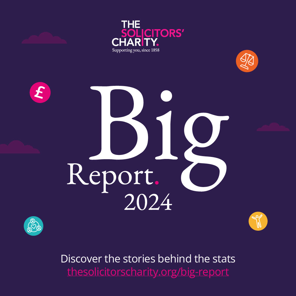 The numbers matter in the Big Report – but the stories matter more 💛 Naomi. Jada. Nina. James. 

Behind every referral is a solicitor facing serious challenges – and finding hope, thanks to support from The Solicitors’ Charity: thesolicitorscharity.org/big-report