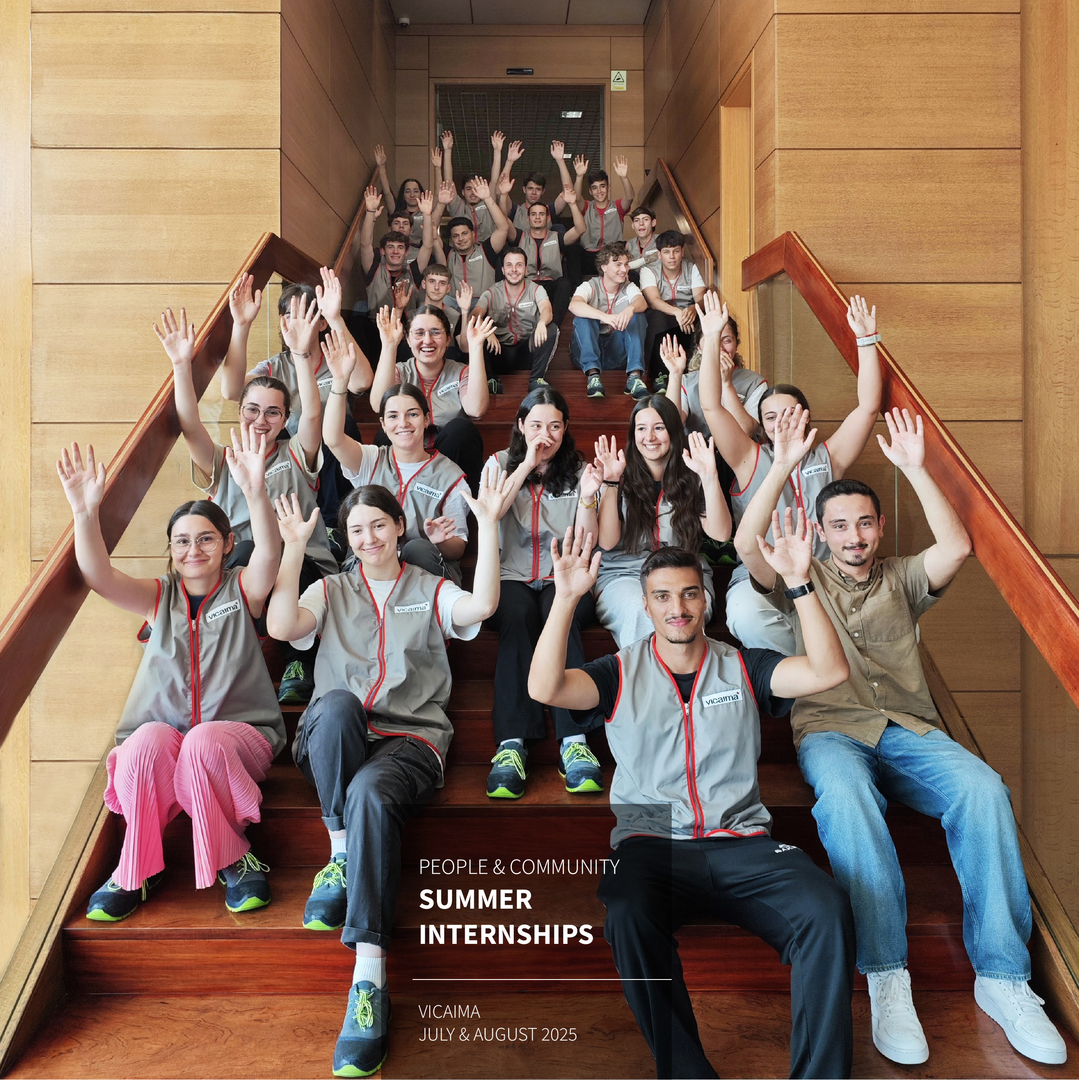 Every July and August, Vicaima welcomes a fresh wave of high-school and university students.

The 26 smiling faces in this photograph represent just part of a wider group who spend eight weeks working shoulder-to-shoulder with us on the production floor and in office roles.