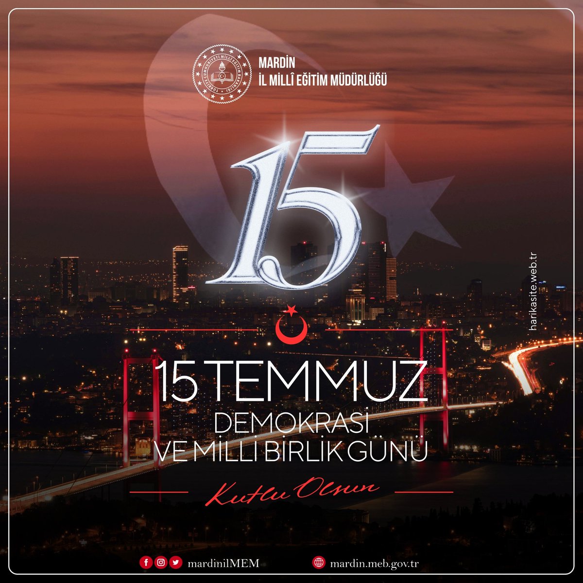 “15 Temmuz’da yazılan destanın adı belli: Zaferin Adı Türkiye! Şehitlerimize rahmet, gazilerimize minnetle…" #15Temmuz2025 
#ZaferinAdıTürkiye 
#TürkiyeGeçilmez

<a href="/tcmeb/">Millî Eğitim Bakanlığı</a>
<a href="/Yusuf__Tekin/">Yusuf Tekin</a> 
<a href="/tuncay_akkoyun/">Tuncay Akkoyun</a> 
<a href="/ali_eyyupkoca/">Ali Eyyupkoca</a>