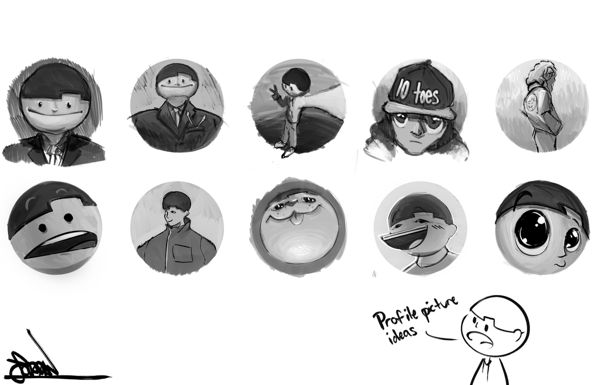 TENTODAN's tweet image. cooking some profile pic ideas. i&apos;m really liking 2