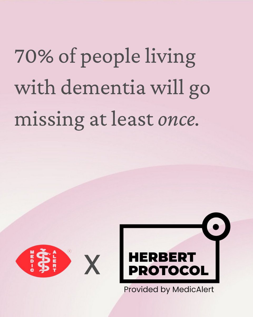 70% of people living with dementia will go missing at least once. The Herbert Protocol, provided by MedicAlert, helps police find them faster with pre-prepared information that saves vital time.

#MedicAlertUK #HerbertProtocol #DementiaSupport