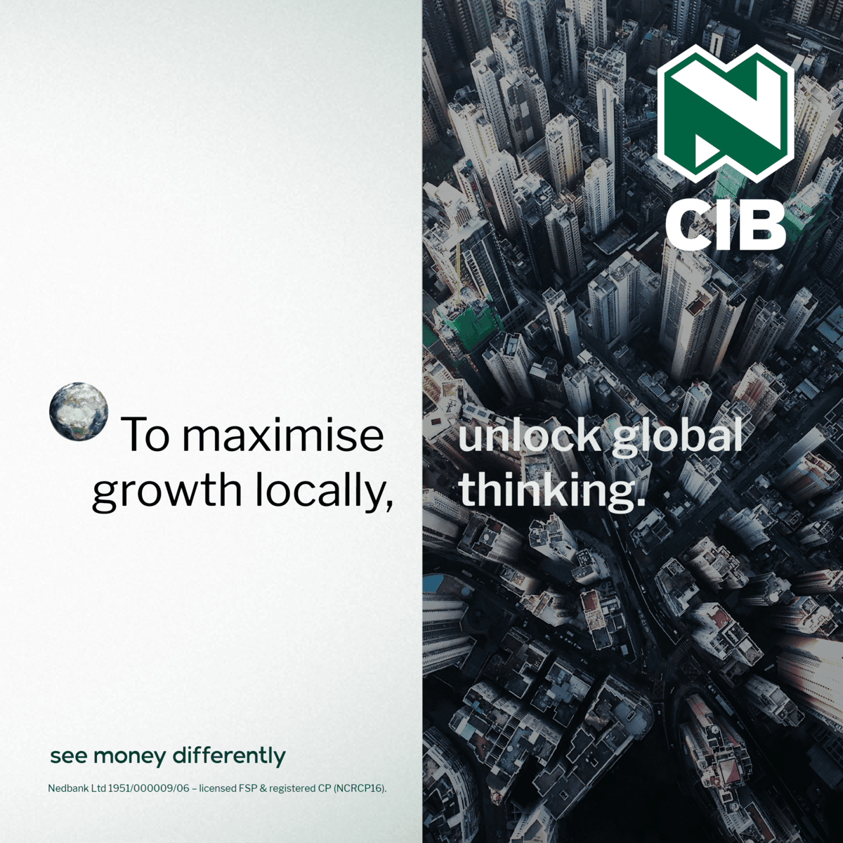 To lead locally, you need a global view. Our new partnership with UK-based Panmure Liberum gives #NedbankCIB clients enhanced equity research, trading, and corporate advisory. 
#UnexpectedConnections ow.ly/eaqc50WpIeg