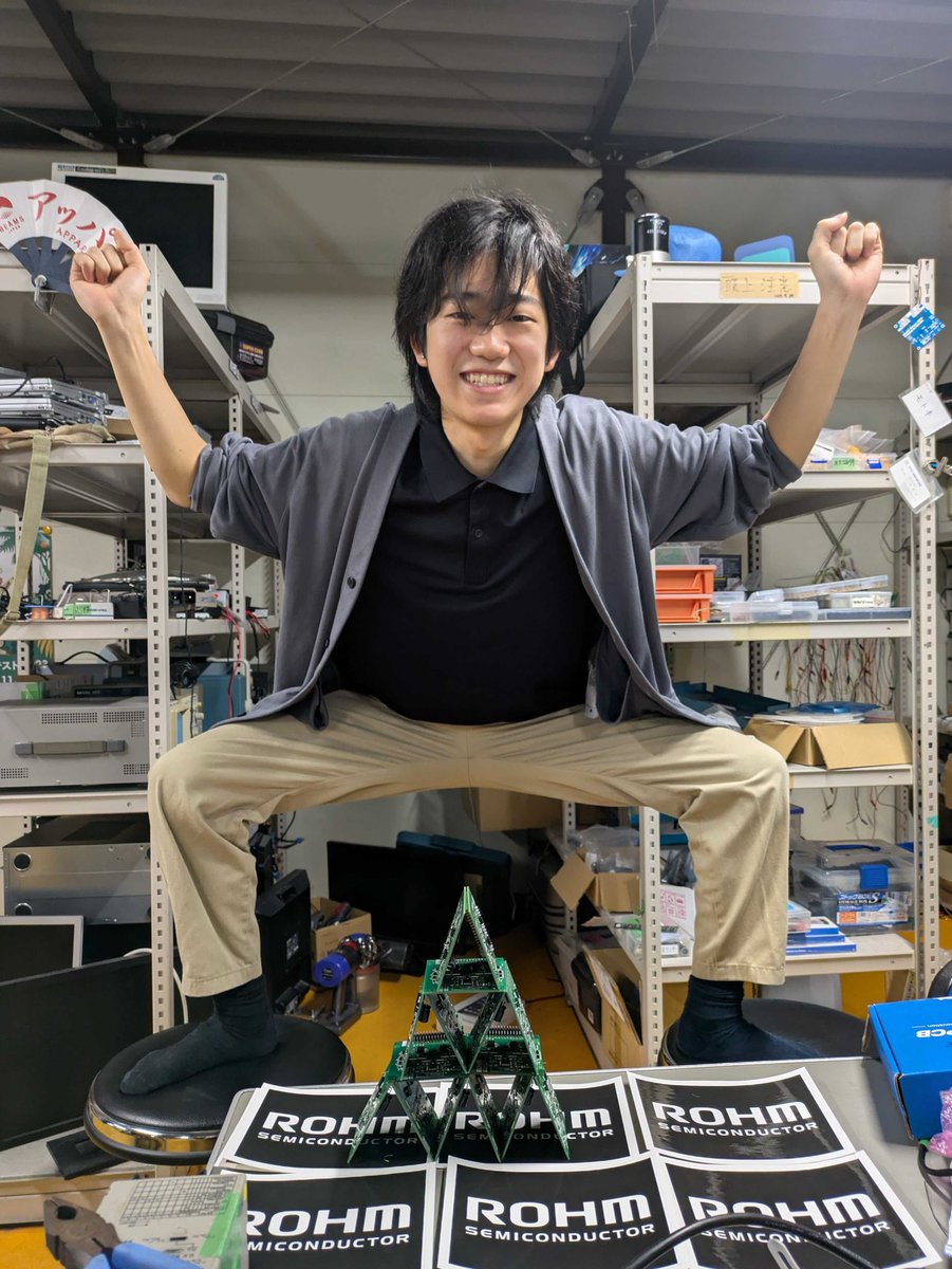 TmNCT_robotech's tweet photo. ローム株式会社様よりモータードライバーの提供品をいただきました。
毎年ロボット制作に使わせていただいてます。

ありがとうございます！！

#ROHM #ロボコン https://t.co/jm7WNa7fWt