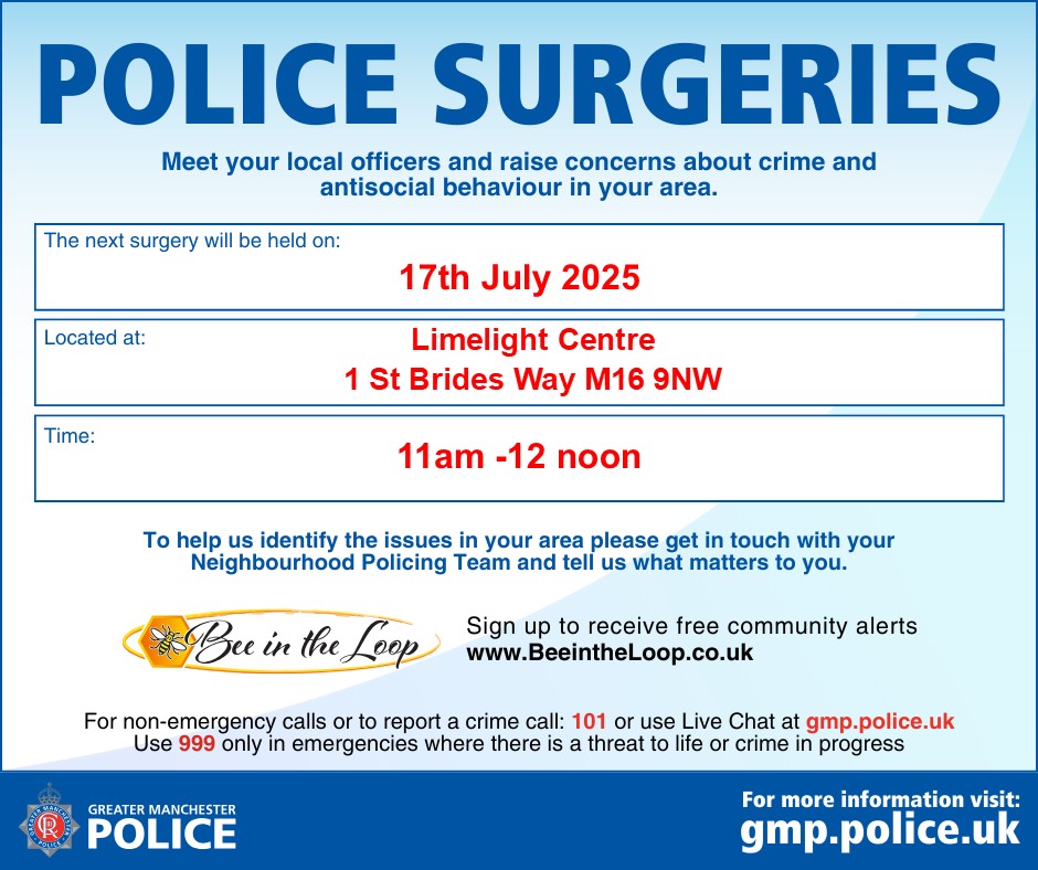 GMPTrafford's tweet image. Police Surgery