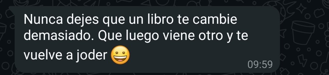 Cuando hablas con alguien que lleva mucho leído