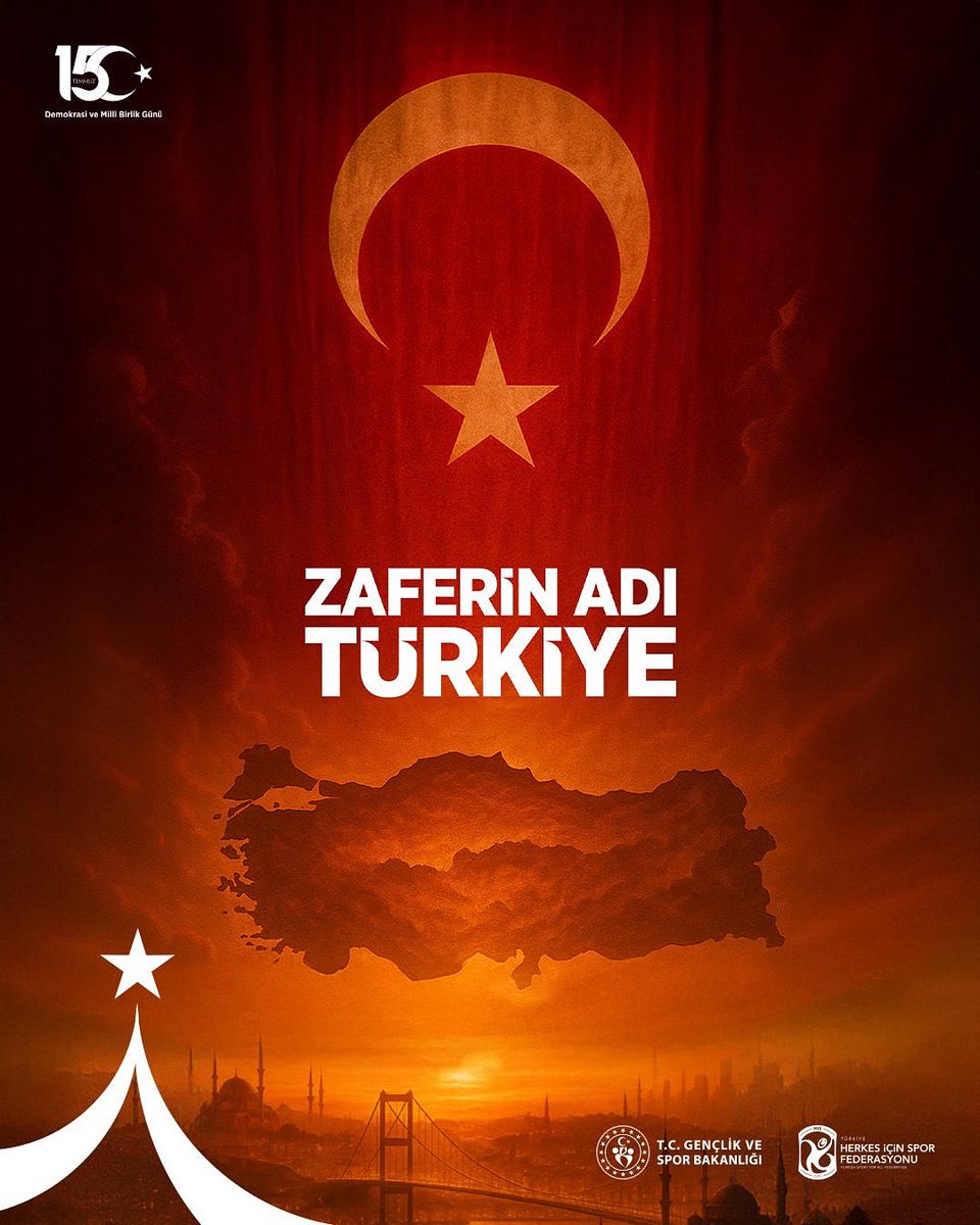 15 Temmuz: İnancın, cesaretin, dayanışmanın ve zaferin adı Türkiye! 🇹🇷

Demokrasi ve Millî Birlik Günü’nde; vatanı uğruna canını ortaya koyan aziz milletimizi minnetle anıyor, şehitlerimize Allah’tan rahmet, gazilerimize şifa diliyoruz.