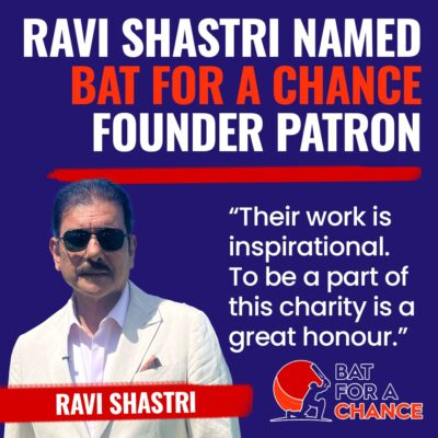 Bat For a Chance (@batforachance) on Twitter photo Indian cricketing legend <a href="/RaviShastriOfc/">Ravi Shastri</a> has officially joined <a href="/BatForAChance/">Bat For a Chance</a> as the charity’s Founding Patron.
Full story here: batforachance.org.uk/ravi-shastri-w… Indian cricketing legend <a href="/RaviShastriOfc/">Ravi Shastri</a> has officially joined <a href="/BatForAChance/">Bat For a Chance</a> as the charity’s Founding Patron.
Full story here: batforachance.org.uk/ravi-shastri-w…