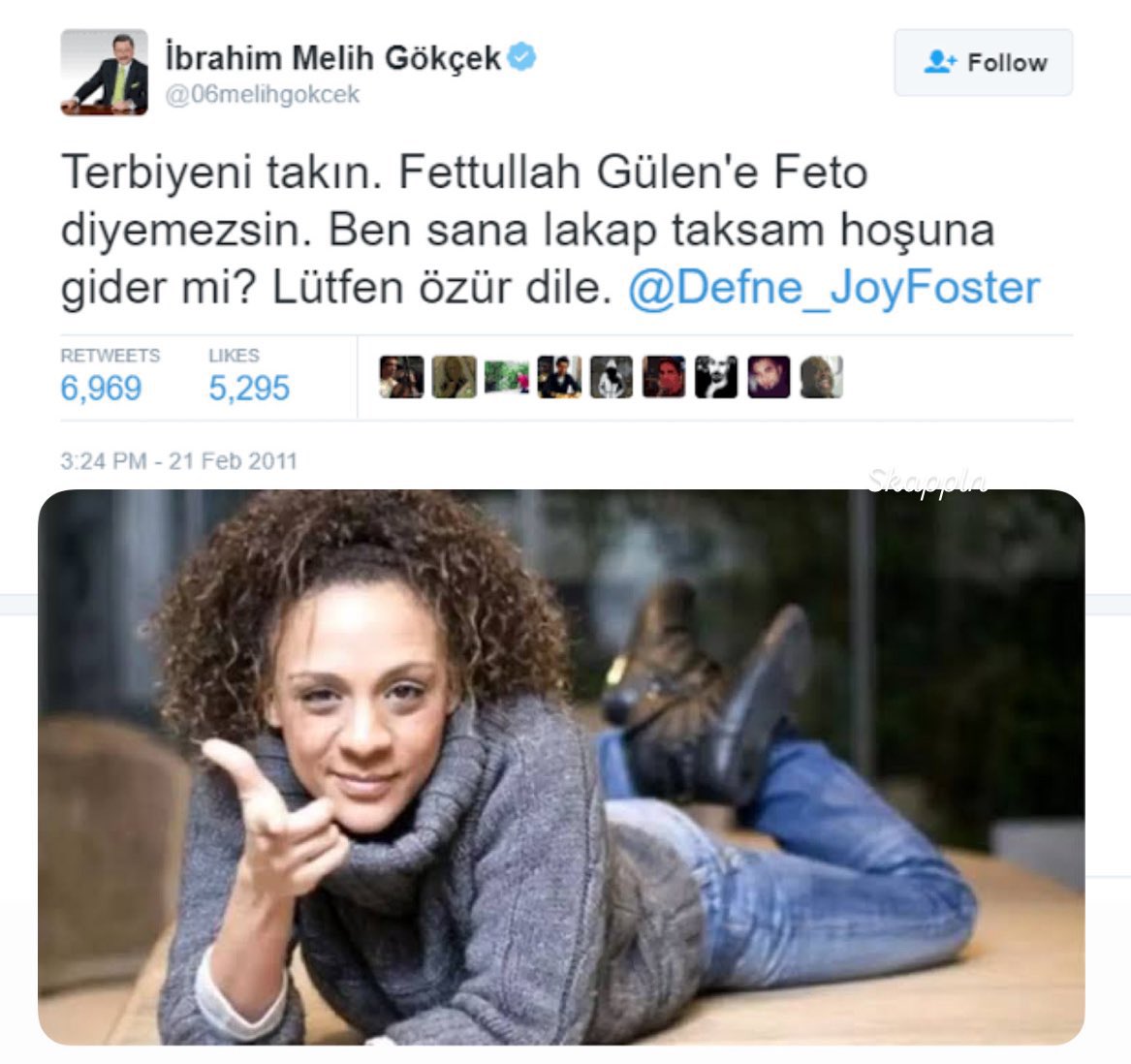 Akp’li Melih Gökçek fethullah Gülen’i savunurken…..