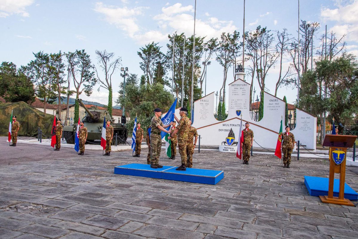 LANDCMD's tweet image. 📌A New Chapter in NATO's Southern Flank
We proudly announce the formal activation of NATO’s HQ Multinational Division South (HQ MND-S) in Florence, Italy 🇮🇪 on 19 June 2025-a key milestone in strengthening NATO’s Land Domain on our southern flank.
Built upon the heritage of…
