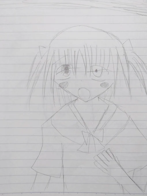 # 独学でここまで成長したから一緒に頑張ろう イベランしてて波に乗り遅れた感ありますが……便乗 恥ずかしいのでそのうち消します ←小学生(1枚目) →今(2枚目)