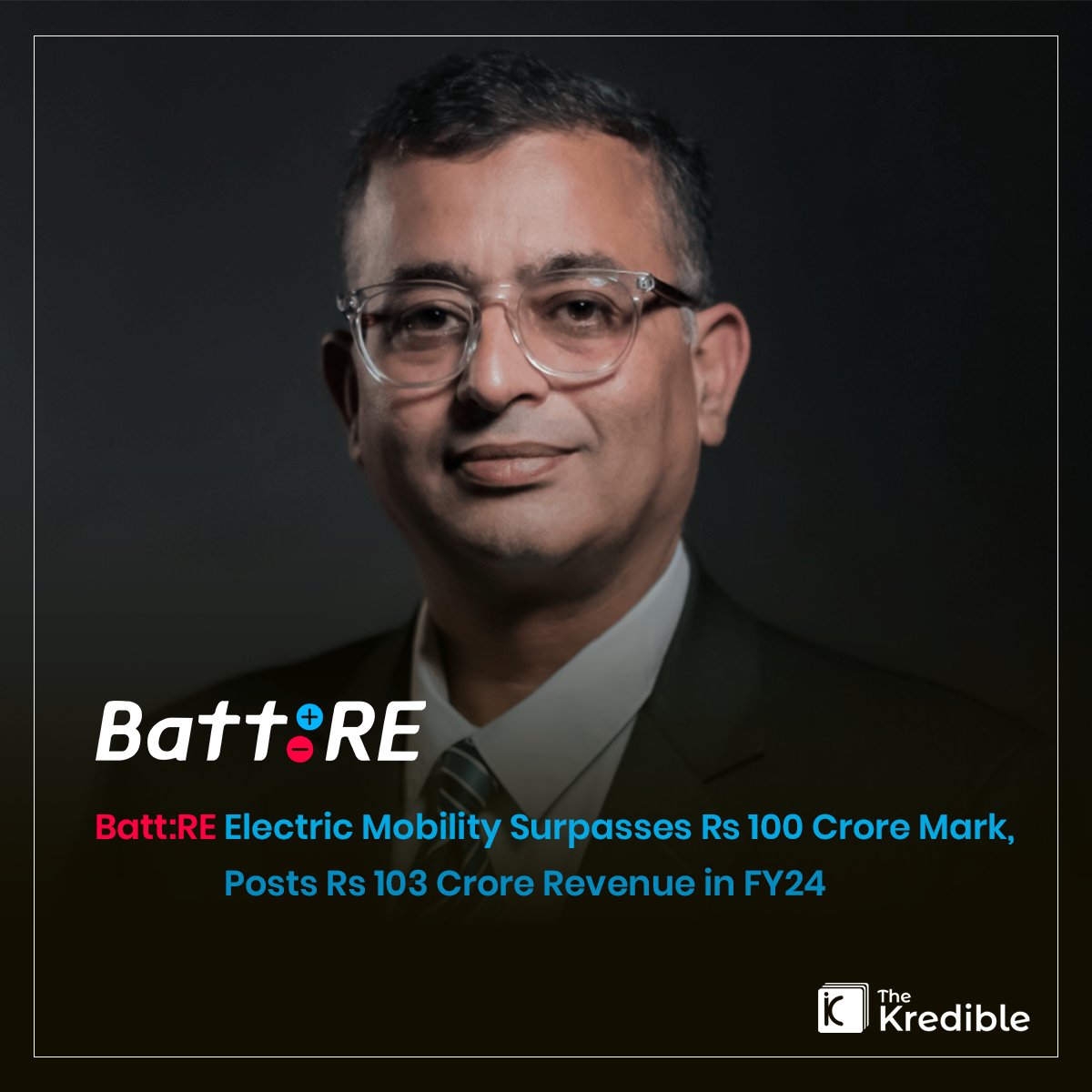 TheKredible's tweet image. Jaipur-based electric mobility startup Batt:RE Electric Mobility reported a 17% growth in revenue, reaching Rs 103 crore in FY24, up from Rs 88 crore in FY23.
Read more at: thekredible.com/blogs/battre-eโฆ