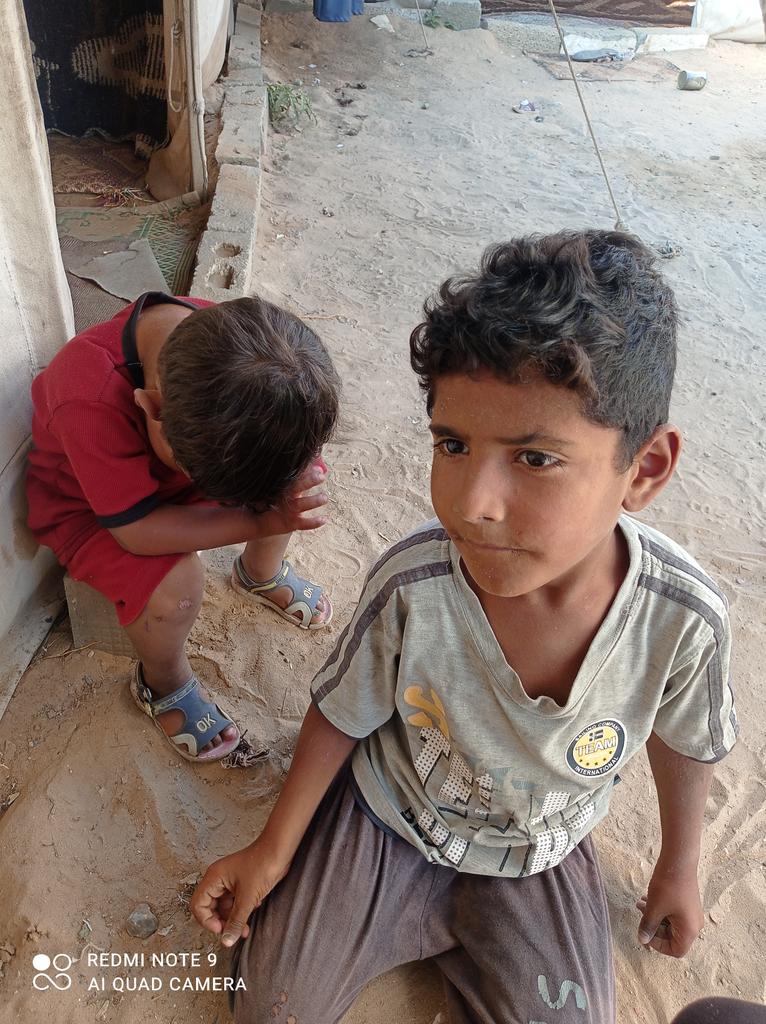 GazaIbn51701's tweet image. My children are asking you to help them. They are very tired from the lack of food. They need food and drink and cannot bear the intense heat in the tents. I hope you will help my children, even if only with a little bit of concern
.chuffed.org/project/137395…