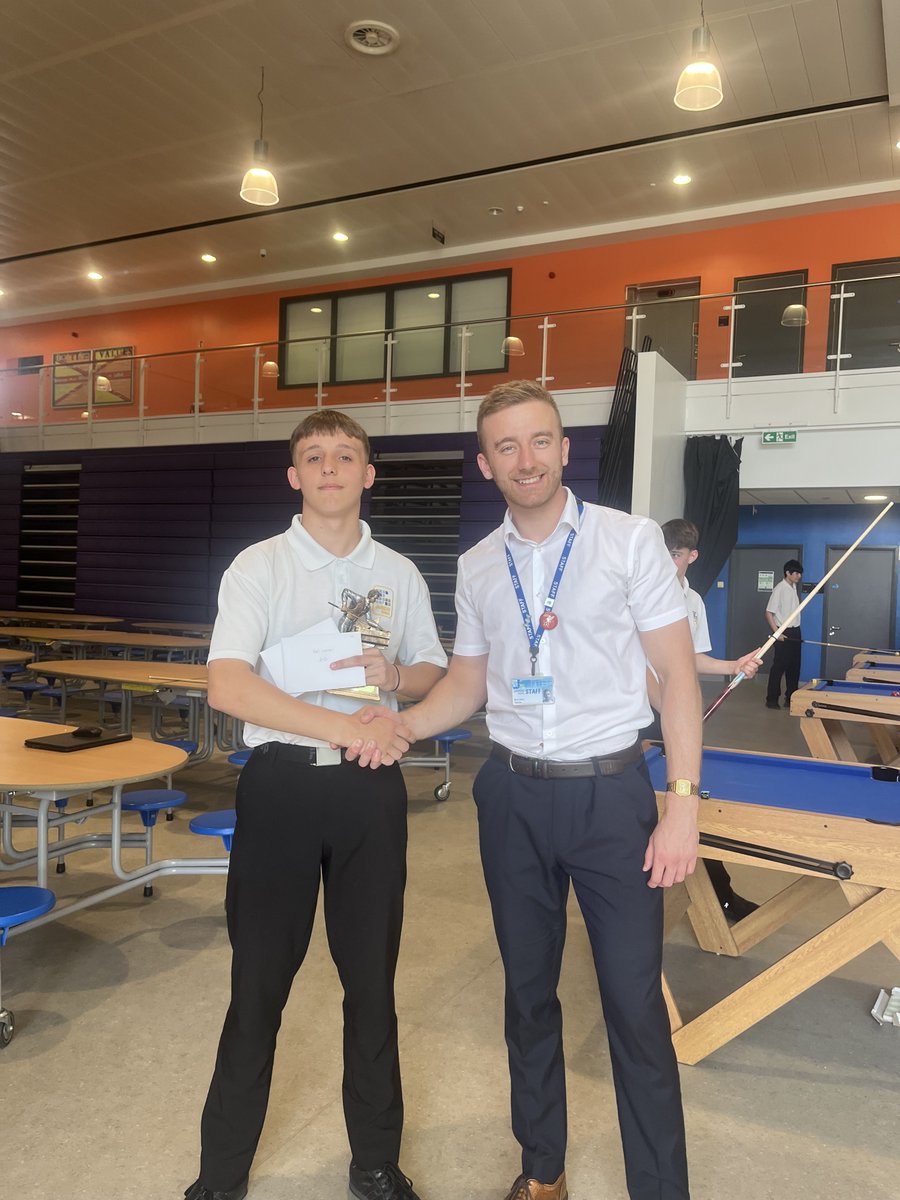 Last week's two-day Pool tournament concluded with Lennon A triumphing and winning his first title, and Stephen S narrowly missing out, coming in runner up for the second year in a row. There was some great pool on show and all involved handled victory and defeat with grace.🎱
