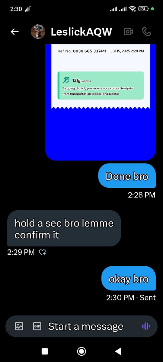 Chachaaqw's tweet image. Scammer Please help put this guy&apos;s om jail report her gcash @LeSlickAqw