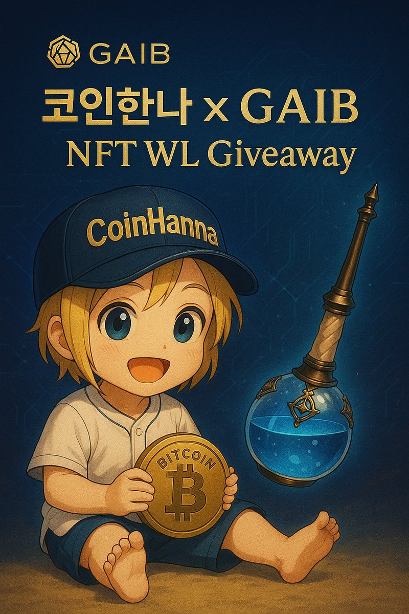 🎁  코인한나 x GAIB NFT WL Giveaway 이벤트 추가

⏰ 기간 : 07. 20 (일) 12:00 까지
🎁 보상
➡️ GAIB NFT WL 20개

🎁  NFT 혜택
➡️ GAIB 런칭 기념 특별 보상
➡️ 향후 AI 제품 및 캠페인 우선 접근 권한
➡️ GAIB 핵심 커뮤니티 맴버로 향후 다양한 기회 참여 우선 가능

✅ Fremen Essence NFT WL