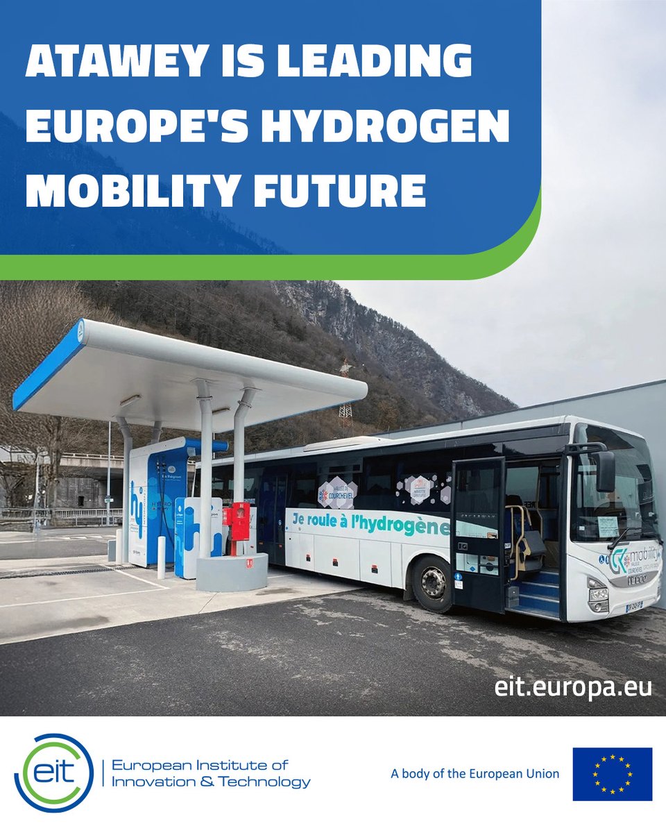 EITeu's tweet image. 🚛 @InnoEnergyEU-backed 🇫🇷 clean-tech @atawey raised €22M to scale hydrogen mobility in Europe
With 51 stations, 113% growth in 2024 & 🇪🇺 expansion ahead, it’s driving clean transport & a fully decarbonised heavy-duty sector
Read➕: europa.eu/!jJHXQ6
#EITCommunity