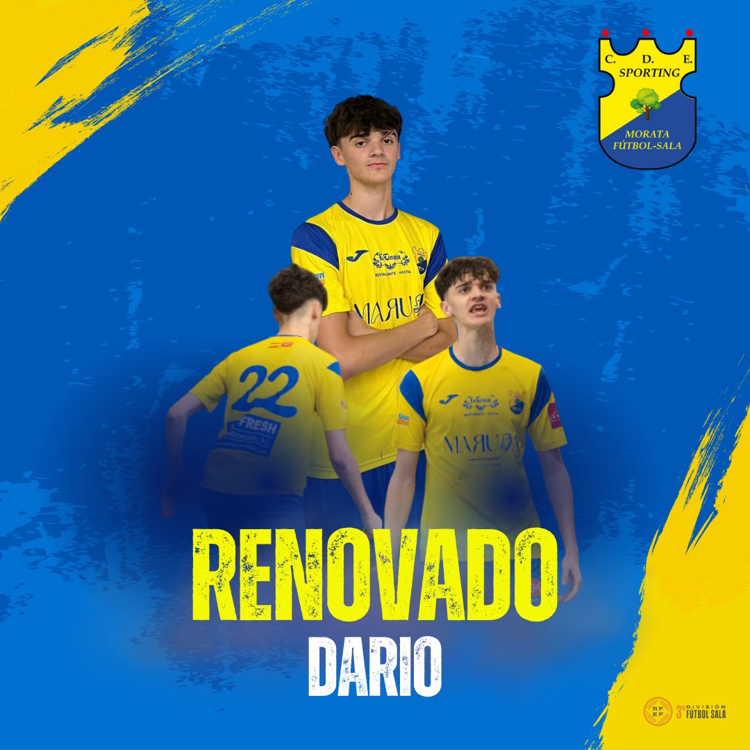💥 ¡SE QUEDA! | DARIO
Nuestra camiseta seguirá teniendo talento, entrega y visión.

🏟️ El camino sigue… con más fuerza que nunca.

#DarioSeQueda #Renovado #sportingmoratafs💛💙