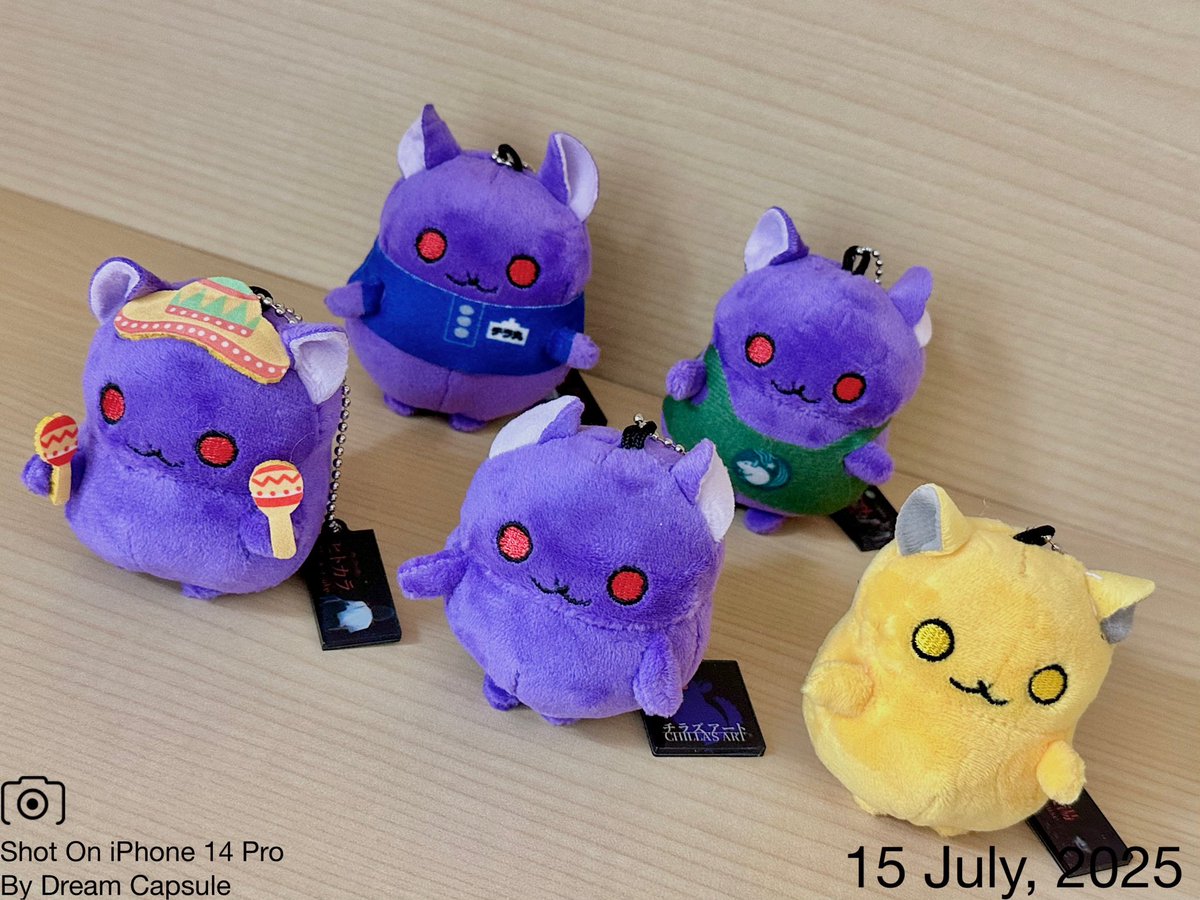 🌟新入荷ガチャ商品プレゼントCP🌟

作中シーンのコスチュームを再現！
「チラズアート チラ丸コスチュームぬいぐるみマスコット」

フォロー&amp;RP(RT)していただいた方の中から抽選で2名様に全5種セットをプレゼント🎁
ドリカプへの入荷日とキャンペーン詳細は↓

#ドリームカプセル #ガチャ専門店