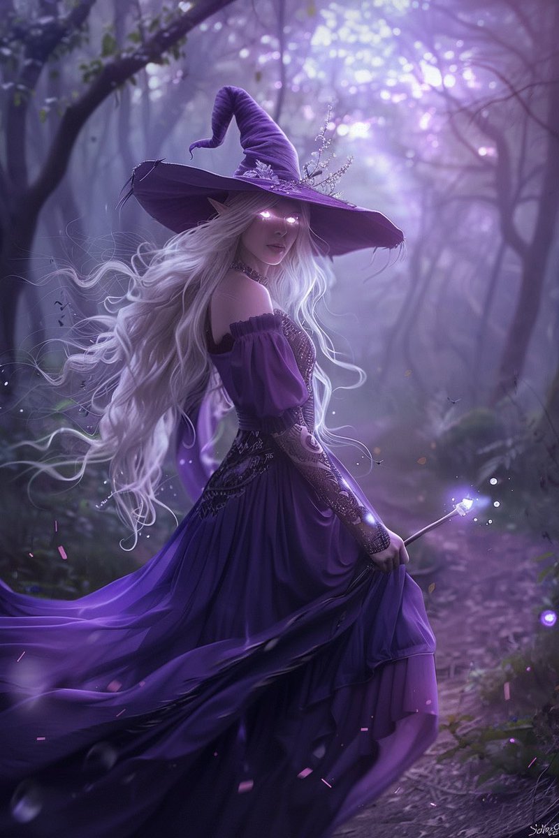 From the Witch Series —
She walks where the moonlight whispers,
and the shadows obey.

#WitchSeries #Midjourney #AIArt #FantasyArt#DigitalArt