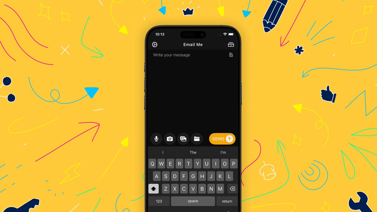 Email Me App tweet media
