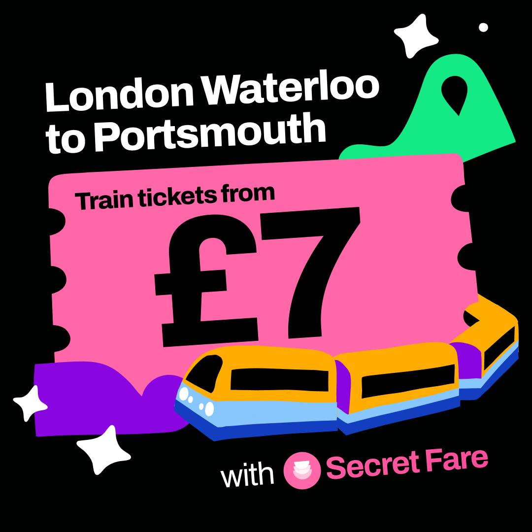 Want to save up to 50% off standard train tickets? Don't tell anyone, but Secret Fare has you covered 💸

Simply tell us where you want to go and when, and we allocate you a standard class ticket for up to 50% off. Simple 🚀