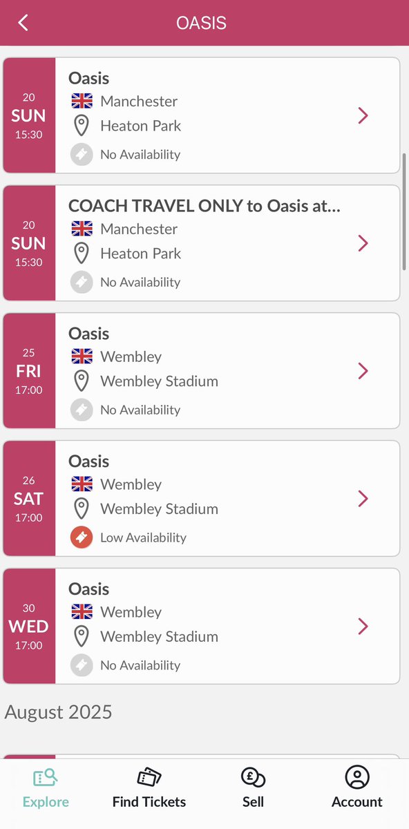 ROBANDTHEMOB's tweet image. News ! @Twickets @TwicketsUK has finally got @oasis tickets for sale ! Granted they’re hospitality ones for @wembleystadium and are eye-wateringly expensive but, if you’re minted, they’re they’re !🙄 Sorry if you’re elsewhere in the UK🥲