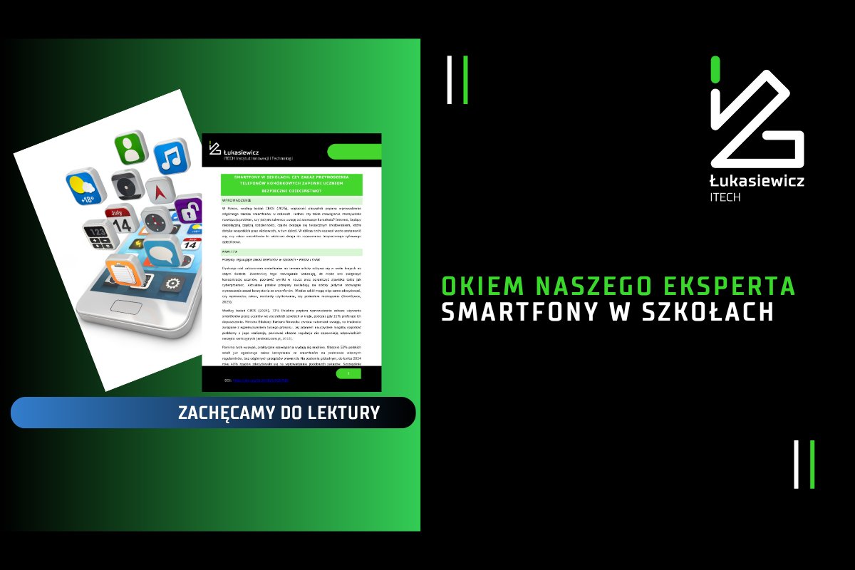 Instytut_ITECH's tweet image. ⁉ Smartfony w szkołach czy zakaz przynoszenia telefonów komórkowych zapewni uczniom bezpieczne dzieciństwo? Zachęcamy do przeczytania naszego komentarza itech.lukasiewicz.gov.pl/smartfony-w-sz…