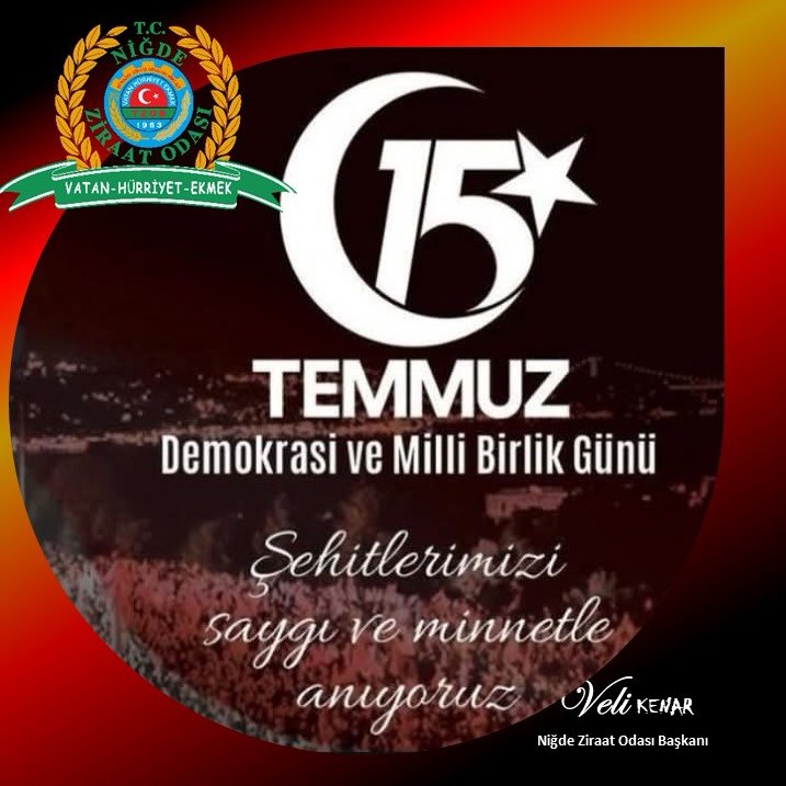 Niğde Ziraat Odası Başkanlığı (@nigdeodas) on Twitter photo 