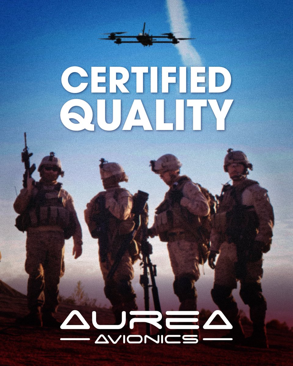Áurea Avionics (@aureaavionics) on Twitter photo At #AureaAvionics, we don't just design and manufacture our #UAS in Europe — we do it under the highest quality standards.
🔺 We are ISO 9001:2015 certified
🔺 We are backed by <a href="/enisa_eu/">ENISA</a>
🔺 We are also recognized as an "Innovative SME" by the <a href="/CienciaGob/">Ministerio de Ciencia, Innovación y Universidades</a>
#CertifiedQuality At #AureaAvionics, we don't just design and manufacture our #UAS in Europe — we do it under the highest quality standards.
🔺 We are ISO 9001:2015 certified
🔺 We are backed by <a href="/enisa_eu/">ENISA</a>
🔺 We are also recognized as an "Innovative SME" by the <a href="/CienciaGob/">Ministerio de Ciencia, Innovación y Universidades</a>
#CertifiedQuality