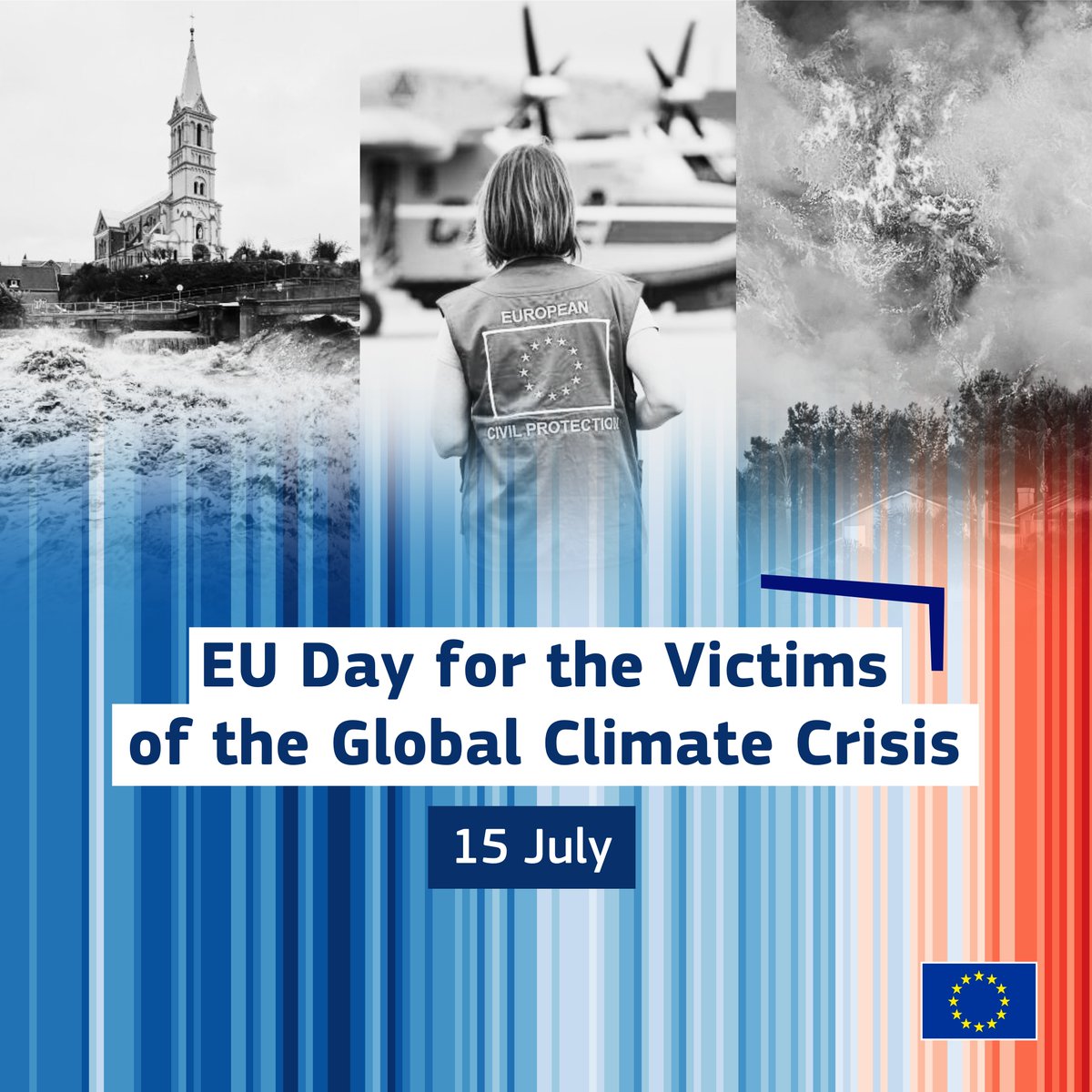 EUClimateAction's tweet image. Today is EU Day for Victims of the Global Climate Crisis.
Let’s remember the people & communities facing climate disasters globally, and commit to stronger climate action.
We stand in solidarity for a safer future 🌍🕯️
europa.eu/!xvJvR9