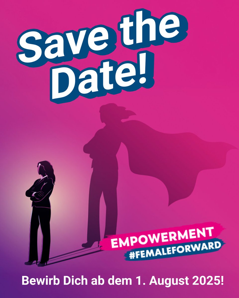 FNFreiheit's tweet image. 📆🔔Save the the Date! 

Bist Du bereit, Dein politisches und gesellschaftliches Engagement auf das nächste Level zu heben? Unser Empowerment-Programm für liberal engagierte Frauen startet in die nächste Runde!

Vom 1. bis 31. August 2025 hast Du die Chance, Dich für einen…
