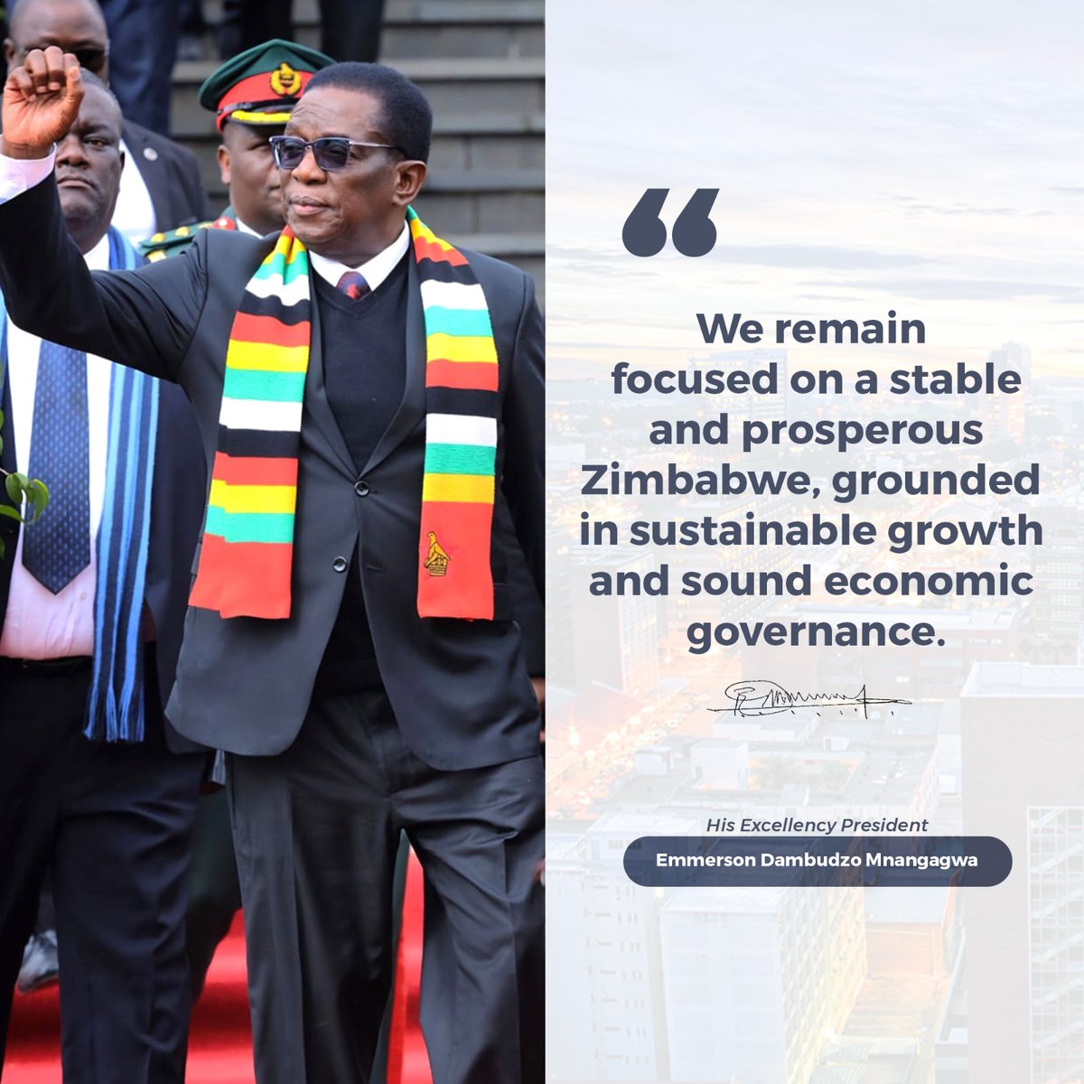 VulindlelaNdab2's tweet image. Building a brighter Zimbabwe! 🇿🇼
Under @edmnangagwa's leadership, stability & prosperity are our guiding principles, driven by sustainable growth & sound economic governance. #Zimbabwe #EconomicGrowth @wicknellchivayo @gundwenation @Mug2155 @CMukungunugwa @ZANUPF_Official