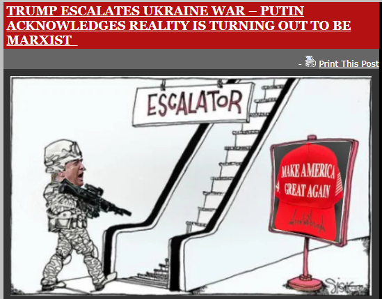 bears_with's tweet image. Guevara said it first; Trump has provoked it; Putin has just acknowledged it -- the US empire is in permanent war with Russia until the Kremlin surrenders or wins. johnhelmer.net/trump-escalate…