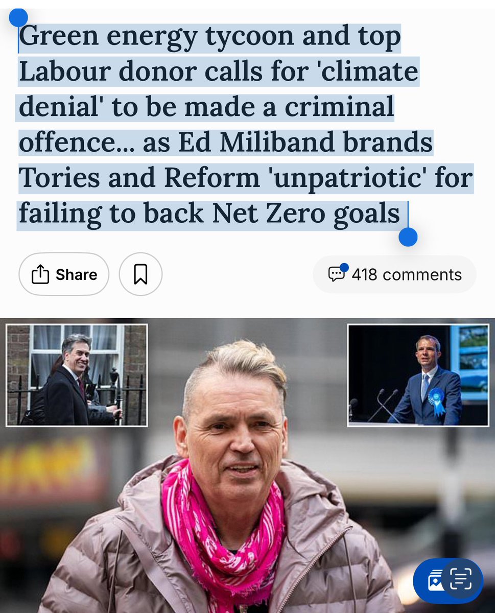 This is the equivalent of Jeff Bezos donating to a party and demanding it be made illegal to criticise Amazon.

The fact one of Labour’s donors is so brazen about his shameless attempts to enrich himself at the expense of British people is a sign of how emboldened they are.