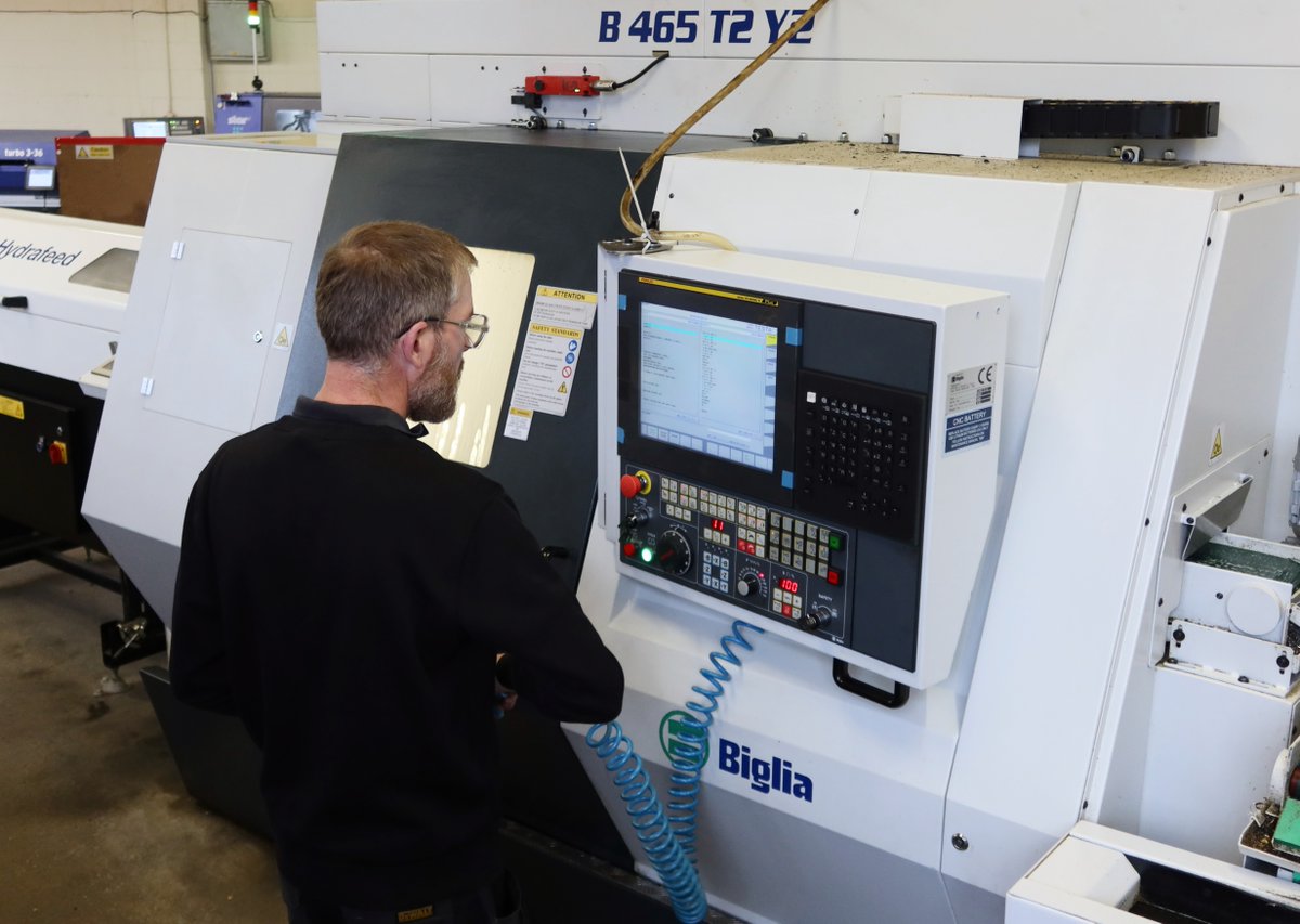 Using our Biglia twin spindle lathes, we're able to machine two components simultaneously, significantly cutting cycle times &amp; boosting output. 🙌

This lets us handle complex parts with tight tolerances &amp; excellent surface finishes, all while maintaining high volume production.