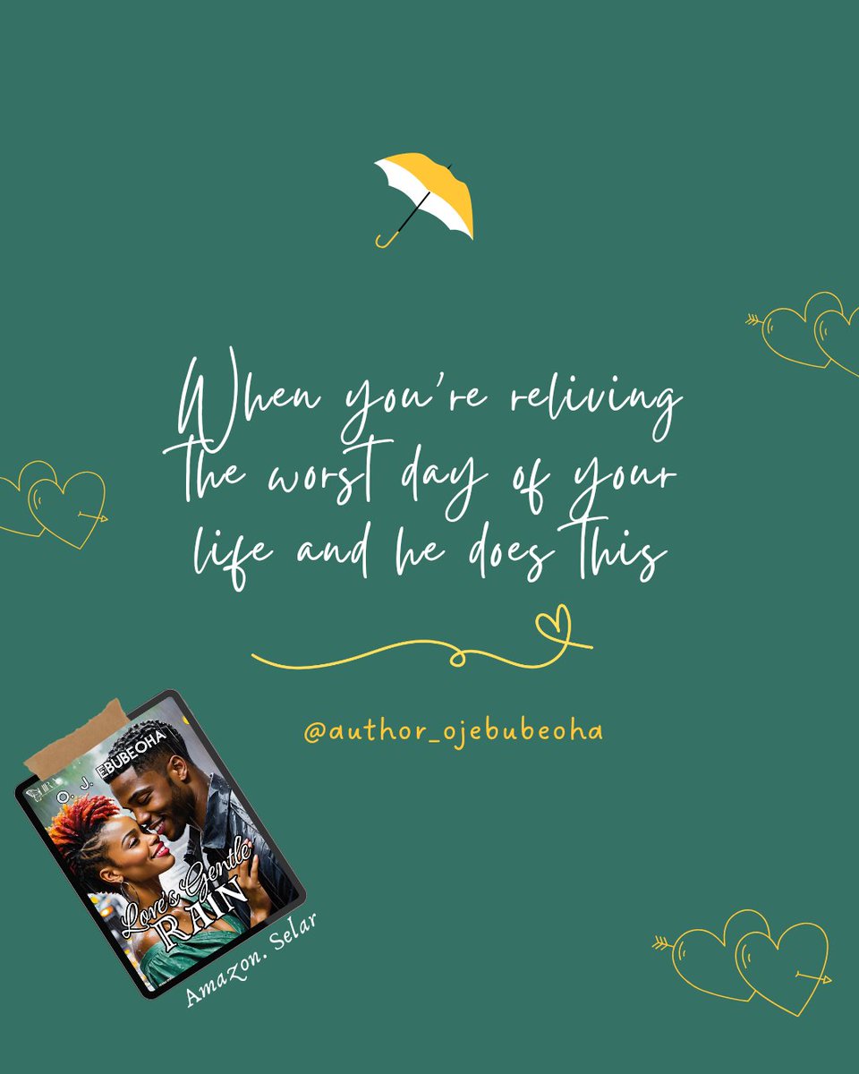EbubeohaJ's tweet photo. I wrote an MMC who's such a green 💚 flag. He loved with a tenderness that'll make you swoon.

Kindle link: https://t.co/CAr2ZblRLg

#lovesgentlerain #romancebooks #hefellfirst #booktwt #nigerianromance https://t.co/2QhxnnCL0F