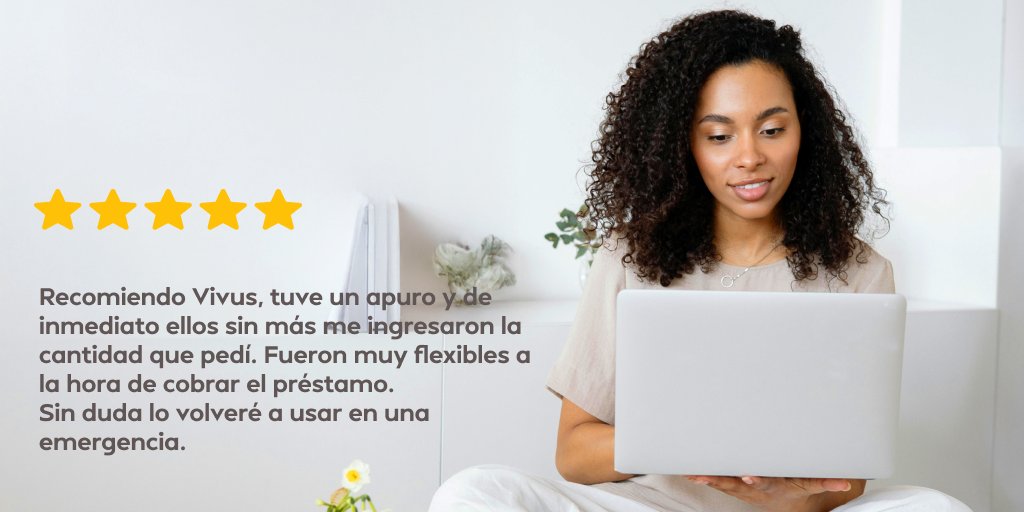 En Vivus sabemos lo importante que es contar con un apoyo con los imprevistos. Por eso, nos alegra que nuestros clientes confíen en nosotros para recibir ayuda. Estamos aquí para cuando más lo necesites. 🙂

#Vivus #DineroExtra #PrestamosRapidos #Creditosonline #Microcreditos