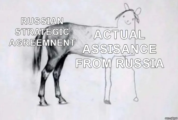 Red_Alert_Info's tweet photo. Russian strategic agreement is purely a one-way transaction—you give them your stuff, and then they maaaaaybe they will consider giving you moral support. #Iran #Russia #War #Politics https://t.co/AKYOUlU2DM