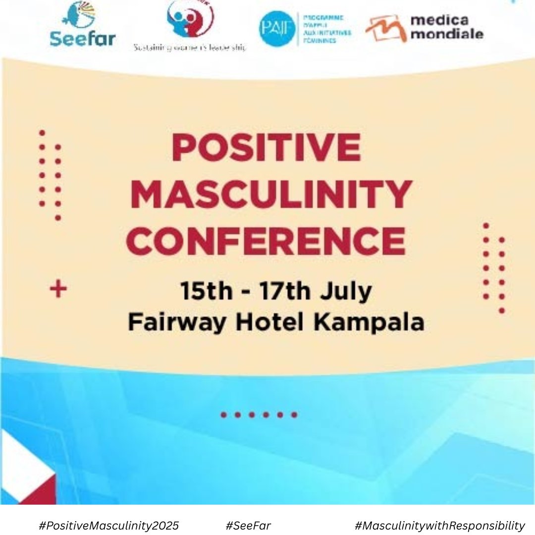 MEMPROWUganda's tweet image. Happening Now: Welcome to the #PositiveMasculinity2025 Regional Conference, hosted by @MEMPROWUganda in partnership with @paif_Rdc, supported by @medicamondiale. This 3-day gathering brings voices from Uganda, DRC, Rwanda & Germany to reimagine masculinity as a force for justice