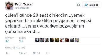 Fetocu <a href="/fatihtezcan/">Fatih Tezcan</a> bana sarmış 😀