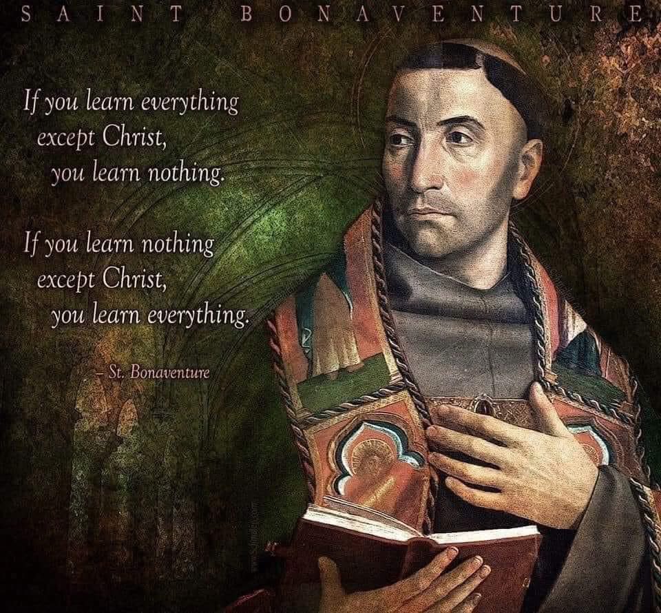 Saint Bonaventure.

Saint of the Day for July 15th
(1221 – July 15, 1274).