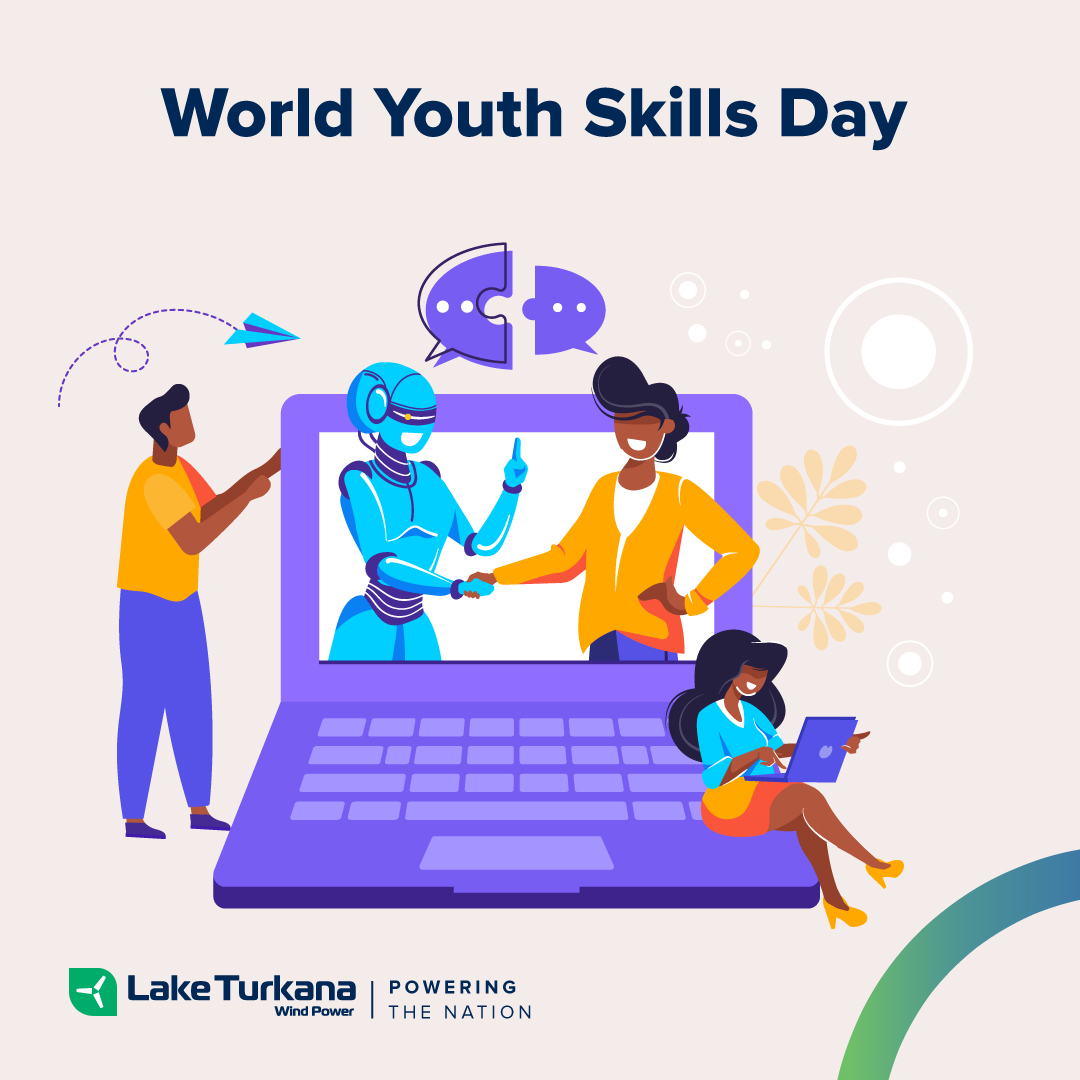 Happy World Youth Skills Day! The future of work is here, driven by AI and digital skills, and the renewable energy sector is at its heart.
At Lake Turkana Wind Power, we know that powering Kenya's future means empowering its youth. The green energy revolution demands new skills: