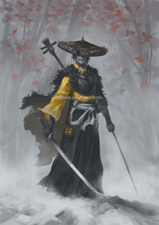 Draw_Souls's tweet image. Can&apos;t wait to try the dual blade #GhostOfYotei
