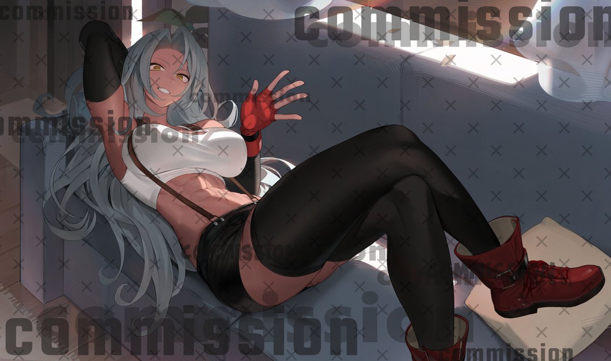Commission for <a href="/MiniMiruko/">Iseult</a> 

Character Name  
※ Iseult (comm_oc) x Tifa (Final Fantasy)